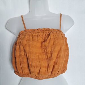 Aerie Crop Camisole Top Spaghetti Strap Small P Womens